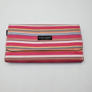 Kate Spade trifold Striped wallet
